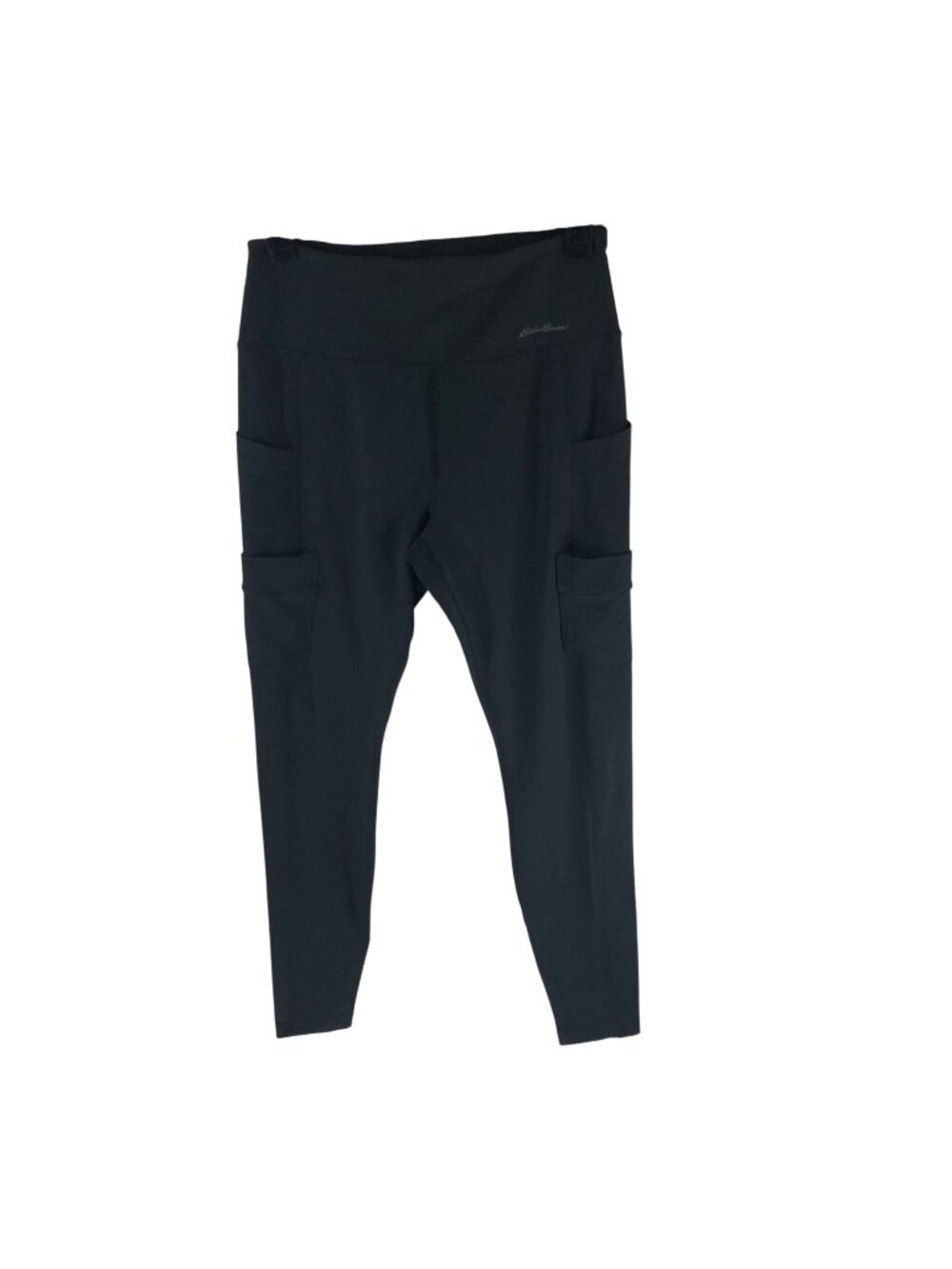 Eddie Bauer Womens Black High-Waisted Leggings With Side Pockets Size M